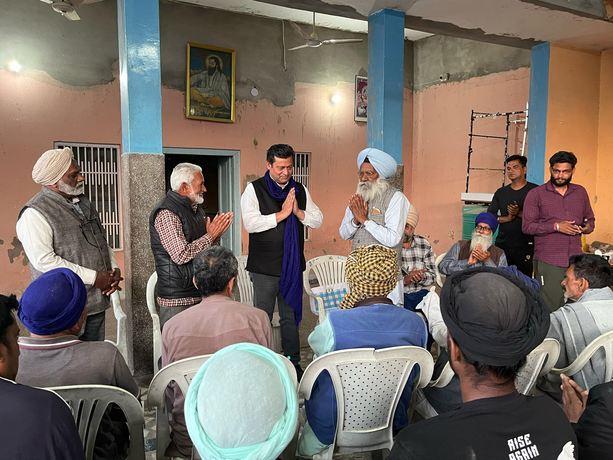Meeting held in village Bhuno regarding Punjab Sambhal Rally